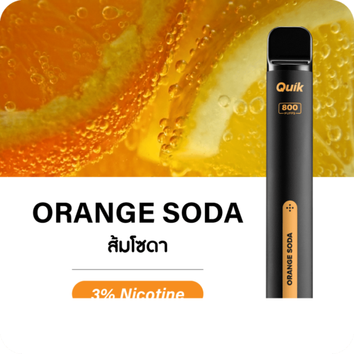 ks quik Orange soda 800 Puffs